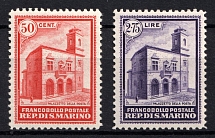 1932 San Marino (Mi. 176, 179, CV $360)