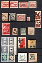 1920s-30s Soviet Russia USSR Postal bogus airplane ODVF aviation charity RSI membership dues revenues Esperanto vignettes labels Lenin (24)