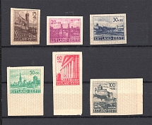 1941 Germany Occupation of Estonia (CV $160, Imperf, Full Set, MNH)