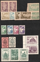 France, Belgium, Europe, Stock of Cinderellas, Non-Postal Stamps and Labels, Advertising, Charity, Propaganda, Souvenir Sheets (#8A)