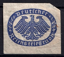Telegraph Stamp, Deutsches Reich, Germany