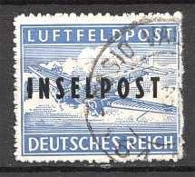 1944 Germany Reich Rhodes Military Mail Fieldpost (CV $120, Cancelled)