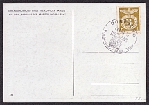 1943 Germany, Postcard, Anti-Soviet Propaganda (Special Cancellation, Dortmund)