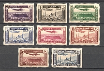 1937 Syria French Mandate Airmail (CV $15, Full Set)