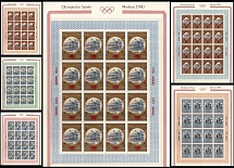 1979 Tourism on the Golden Ring, Soviet Union, USSR, Small Sheets (Zag. 4922 - 4927, Full Set, CV $40, MNH)