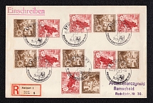 1939 Third Reich, Germany, Registered Cover, Remscheid - Stuttgart (Special Cancellation)
