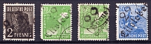 1948 District 29 Magdeburg Main Post Office, Borne, Eilsleben Emergency Issues, Soviet Russian Zone of Occupation, Germany (Signed, Canceled)