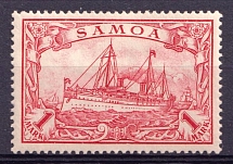 1900-01 1m Samoa, German Colonies, Kaiser’s Yacht, Germany (Mi. 16)