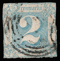 1864 2g Thurn und Taxis, German States, Germany (Mi 30, Canceled, CV $80)