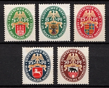 1928 Weimar Republic, Germany (Mi. 425 - 429, Full Set, CV $310)