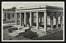 1938 'Munich Ehrentempel am Königlicher Platz', Propaganda Postcard, Third Reich Nazi Germany