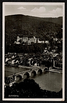 1937 Darmstadt, Heidelberg Str. Franked with Sc 419, posted in Nurnberg, 2 April
