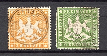 1860 Wurttemberg Germany (CV $185, Canceled)