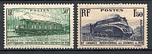 1937 France Trains (CV $15, Full Set)