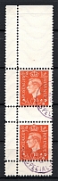 Germany Forgeries of British Stamps 2 D (Gutter-Pair, CV $140)