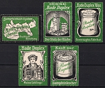 Germany, Advertising Stamps of the Company 'Bade Duplex', Non-Postal