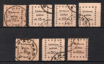 1919 Lithuania (KAUNAS Postmark, Full Set)