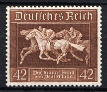 1936 Third Reich, Germany (Mi. 621 X, Full Set, CV $20, MNH)