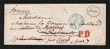 1864 Cover from St. Petersburg to Toulouse, France