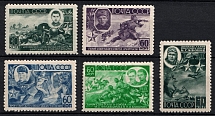 1944 Heroes of the USSR, Soviet Union, USSR (Full Set, MNH)