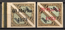 1923 Estonia Airmail (Imperf, CV $85, Signed)