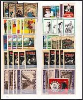 Germany, Stock of Cinderellas, Non-Postal Stamps, Labels, Advertising, Charity, Propaganda (#433)