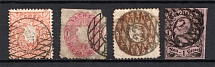 1850-67 Saxony, Germany (Canceled, CV $60)