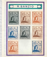 1920 Raphael (Raffaello Sanzio da Urbino), Italy, Stock of Cinderellas, Non-Postal Stamps, Labels, Advertising, Charity, Propaganda (#717)