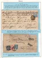 1871-72 Austria-Hungary, Carpahto-Ukraine territory Postal History, Two Covers