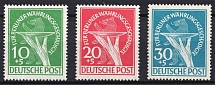 1949 West Berlin, Germany (Mi. 68-70, Full Set, Signed, CV $380, MNH)