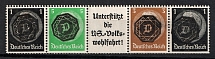1945 Lobau, Local Post, Germany (Se-tenant, MI. E I, CV $1,100)