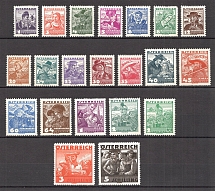 1934 Austria (CV $335, Full Set)