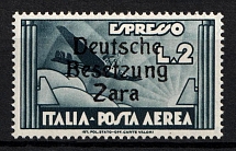 1943 2l Zadar, German Occupation, Germany (Mi. 31, CV $80, MNH)