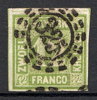 1862 Bavaria Germany 12 Kr (CV $100, Canceled)