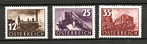 1937 Austria Trains (CV $15, Full Set, MNH)