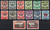 1939 Third Reich, Germany (Mi. 716 - 729, Full Set, CV $80)