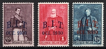 1930 Belgium (Sc. 222 - 224, Full Set, CV $60, MNH)