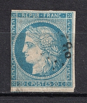 1871 20c French Colonies (Canceled, CV $120)