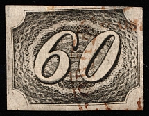 1846 60r Brazil, South America (Mi 6, Canceled, CV $40)