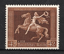 1938 Third Reich, Germany (Mi. 671 Y, Full Set, CV $200, MNH)