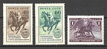 1956 USSR International Horse Races Mosscow (Full Set, MNH)