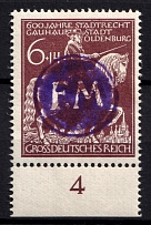 1945 6pf Fredersdorf (Berlin), Germany Local Post (Mi. F 907, Margin, Control Inscription, MNH)