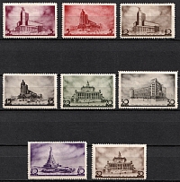 1937 Architecture of New Moscow, Soviet Union, USSR (Full Set)