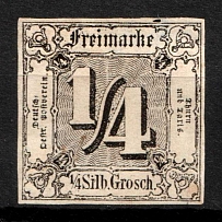 1862-63 1/4s Thurn und Taxis, German States, Germany (Mi. 26, Sc. 15)