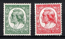 1934 Third Reich, Germany (Mi. 554 - 555, Full Set, CV $130, MNH)
