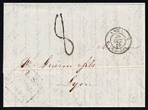 France, Letter from Calais to Lyon