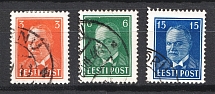 1940 Estonia (Full Set, Canceled, CV $100)