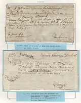 1834 Austria-Hungary, Carpahto-Ukraine territory Postal History, Two Covers