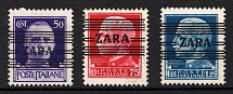 1943 Zadar, German Occupation, Germany (Mi. 32 - 34, Full Set, Signed, CV $210)