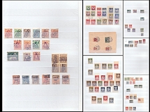 Republic of Poland, Collection of Mint and Canceled Overprinted Postage Dues